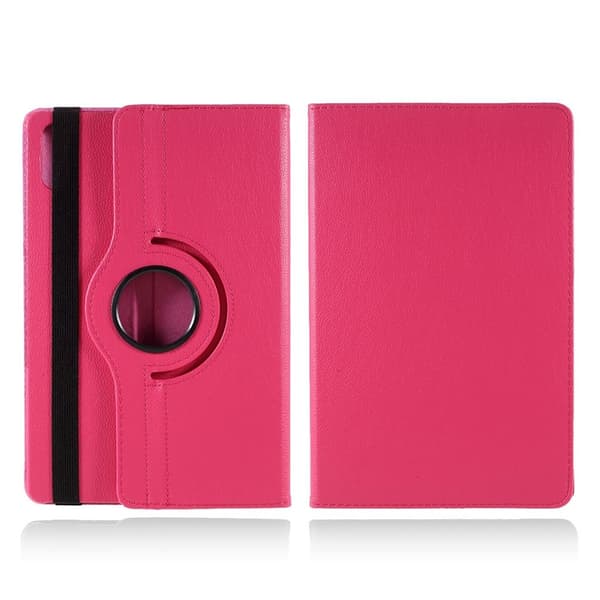 Lenovo Tab P11 Pro 360 roterbart lærveske - Rose Pink