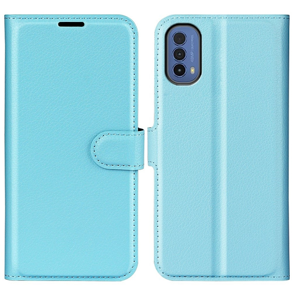 Classic Motorola Moto E30 / E40 Läppäkotelo - Sininen Blue