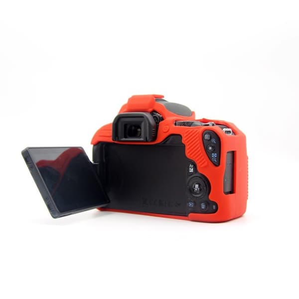 Canon EOS 200D beskyttelses deksel av myk silikon - rød Red