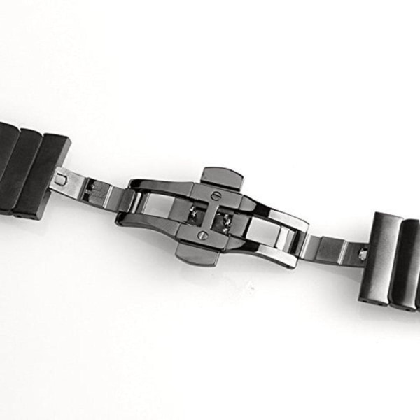 Apple Watch 38mm Klockband i rostfritt stål - Svart Svart