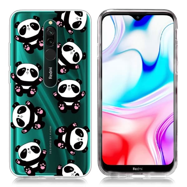 Deco Xiaomi Redmi 8 kotelot - Pandat Black