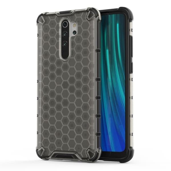 Bofink Honeycomb Xiaomi Redmi Note 8 Pro deksel - Svart Black