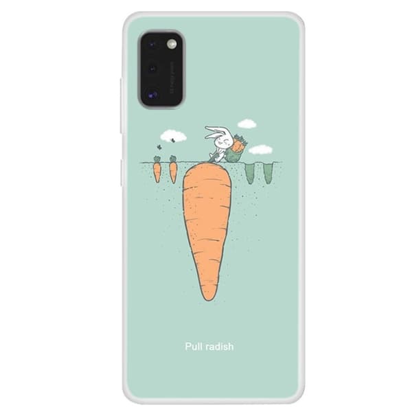 Deco Samsung Galaxy A41 Etui - Kanin Orange