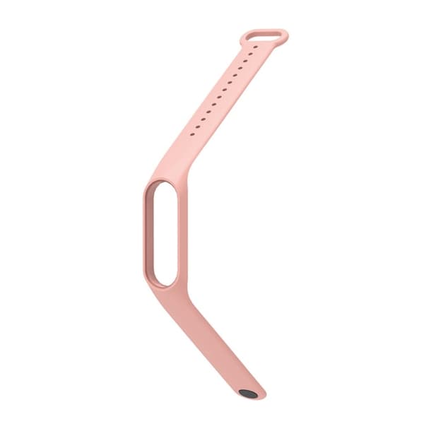Xiaomi Mi Band 7 silikonikellon hihna - Vaalea Pinkki Pink