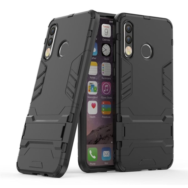 Huawei P30 Lite hybrid kickstand etui - Sort Black