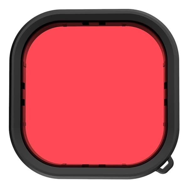 GoPro Hero 9 vattentät color filter action camera lens - röd Röd
