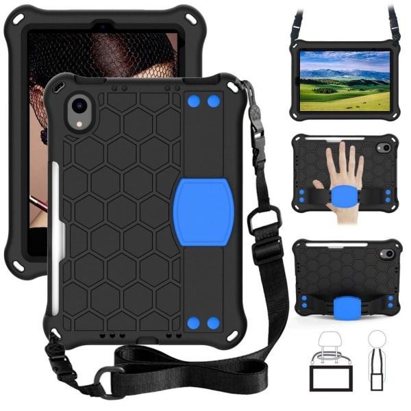 EVA-tabletskal med bikagestruktur og skulderrem iPad mini (2021) Black