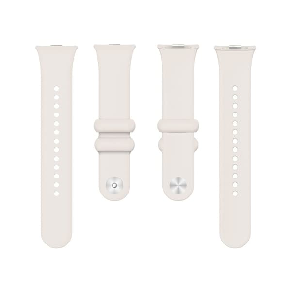 Xiaomi Smart Band 8 Pro ensfarvet silikonearmbånd - Aprikos White