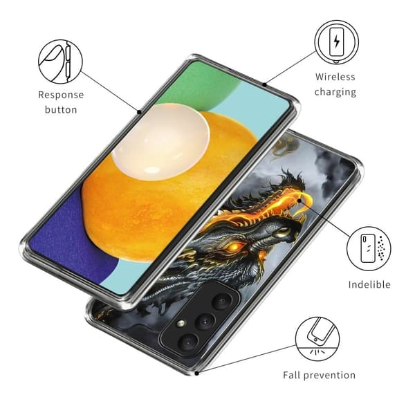 Vibe Samsung Galaxy A55 deksel - Style L Silver grey