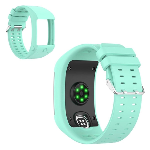 Polar M600 silicone watch band - Cyan Green