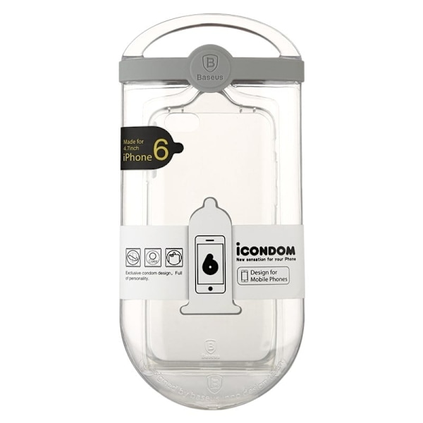 Baseus Condom (Transparent) iPhone 6 Skal Transparent