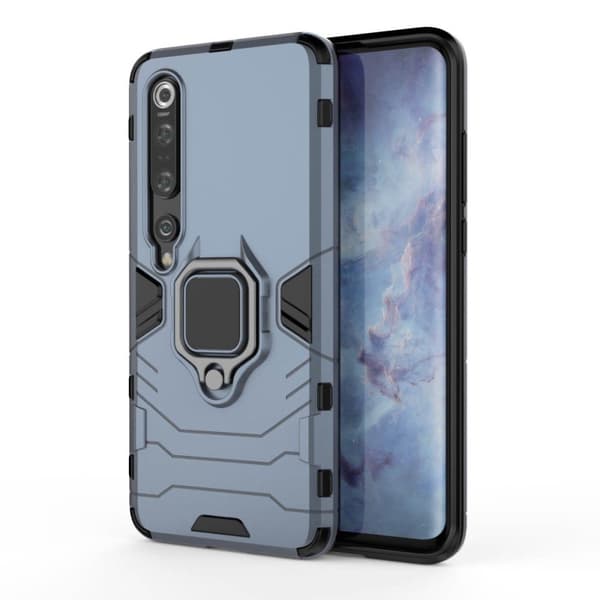 Ring Guard-etui - Xiaomi Mi 10 Pro - Blå Blue