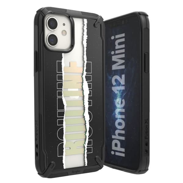 Ringke FUSION X DESIGN - iPhone 12 mini - Rutine Black
