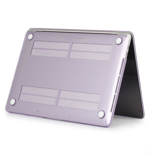 MacBook Air 13 M1 (A2337, 2020) / (A2179, 2020) etu- ja takakuori - Violetti Purple