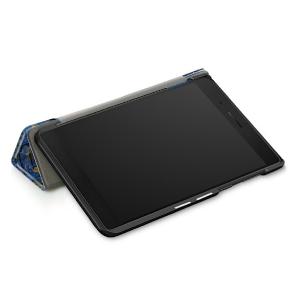 Lenovo Tab 7 Essential uniikki nahkakotelo - Multicolor
