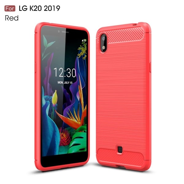 Carbon Flex LG K20 (2019) kuoret - Punainen Red