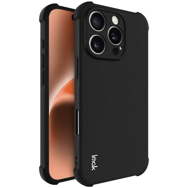 Blødt og mat iPhone 16 Pro cover - Sort Black