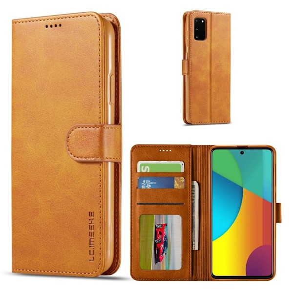 LC.IMEEKE Samsung Galaxy S10 Lite Flip Etui - Brun Brown