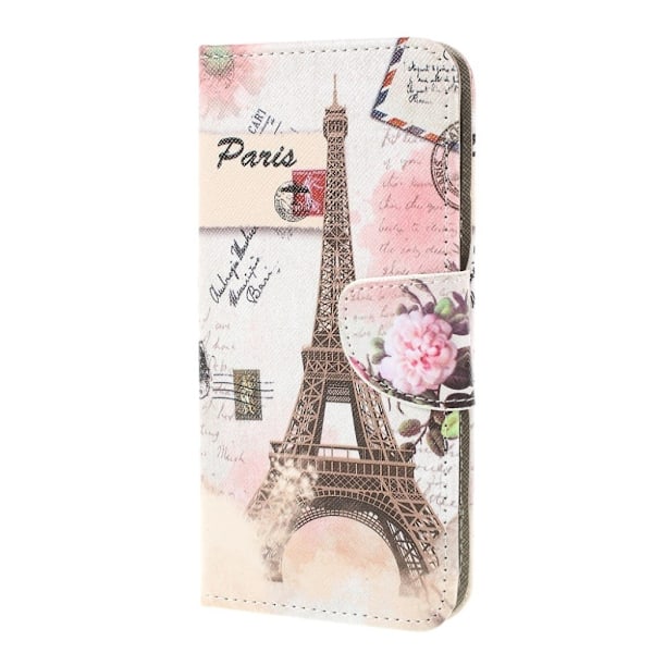 Wonderland Samsung Galaxy M20 etui - Eiffel Tårnet Multicolor