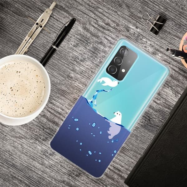 Deco Samsung Galaxy A32 5G Etui - Polar Bjørn White