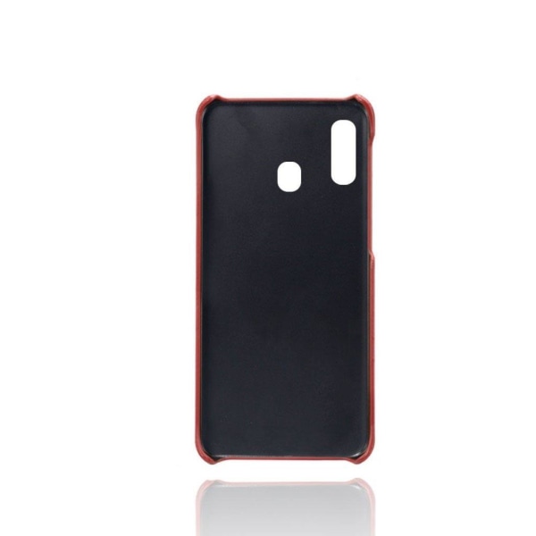 Dual Card Samsung Galaxy A20e cover - Rød Red