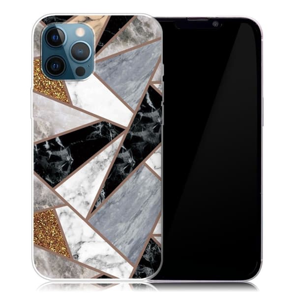 Marble design iPhone 13 Pro cover - Fragment Af Marmorfarver Multicolor