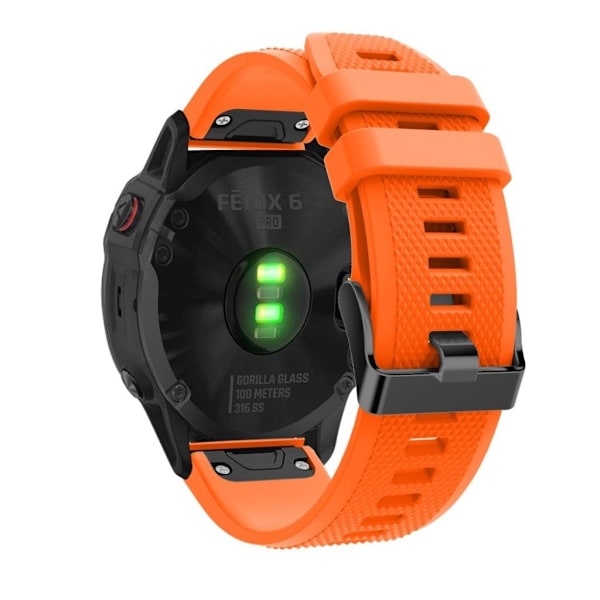 Garmin Fenix 5 silikone Urrem - Orange Orange