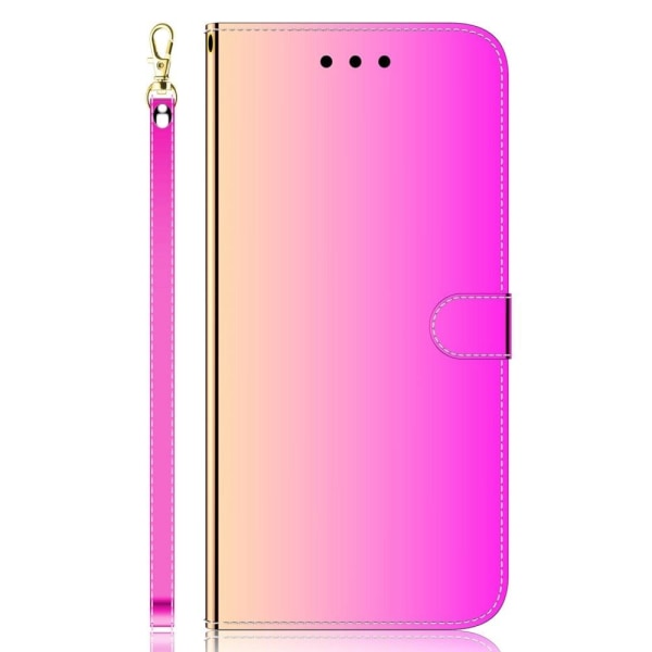 Mirror Motorola Moto G62 5g Flip Etui - Rose Pink