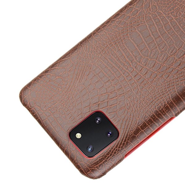 Croco Samsung Galaxy Note 10 Lite skal - Brun Brun