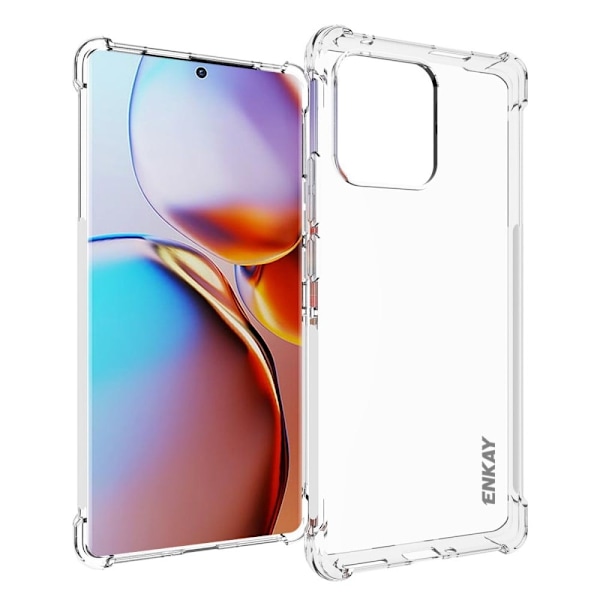 ENKAY klart faldsikkert etui til Motorola Moto X40 Transparent