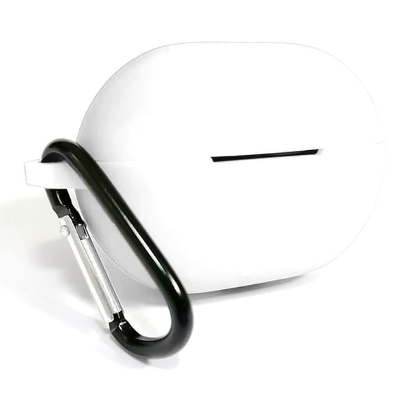 Huawei FreeBuds Pro 2 simpelt silikoneetui med spænde - Hvid White