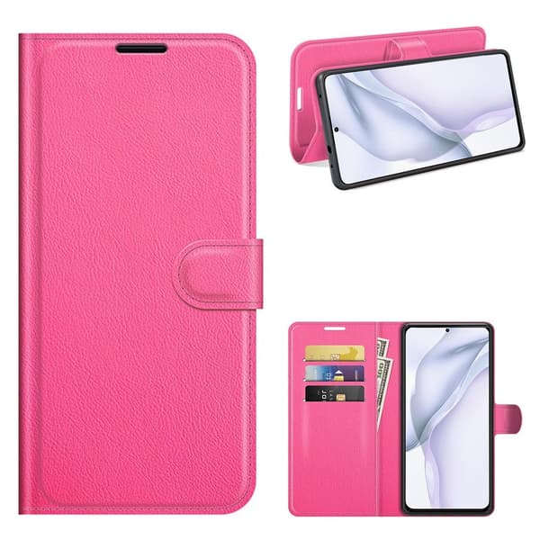 Classic Huawei P50 Läppäkotelo - Rose Pink