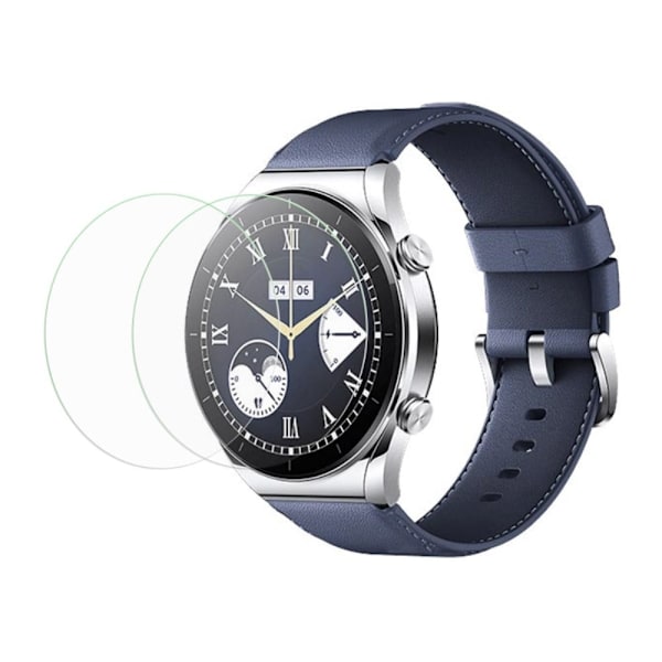 2Pcs Xiaomi Watch S1 tempered glass screen protector Transparent