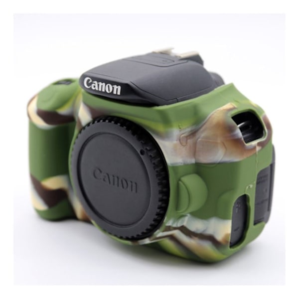 Nikon D5600/D5300 blød silikone beskyttende etui - Camouflage Green
