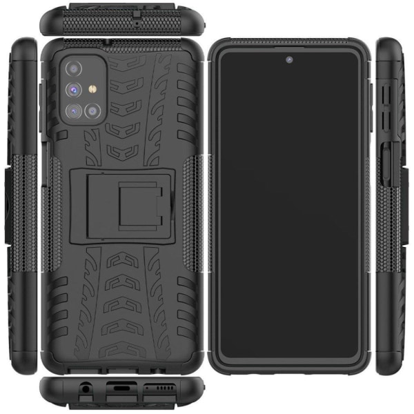 Offroad Samsung Galaxy M31s kotelot - Musta Black