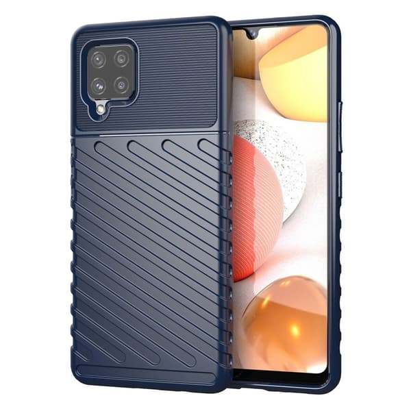 Thunder Samsung Galaxy A42 5G skal - Blå Blå