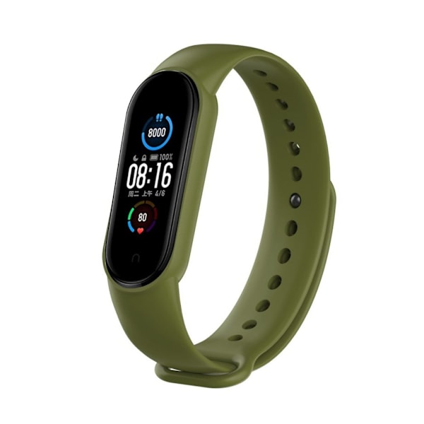 Xiaomi Mi Band 5 hållbar klockarmband - army grön Grön