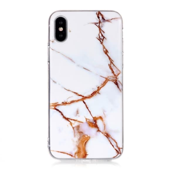 iPhone Xs Max etui med marmormønster - Style F Multicolor