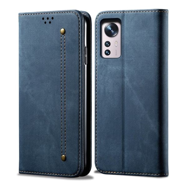 Jeans Xiaomi 12 Pro fodral - Blå Blå