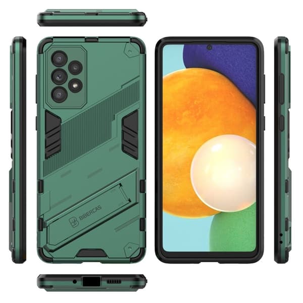 Støtsikkert hybriddeksel for Samsung Galaxy A73 - Grønn Green