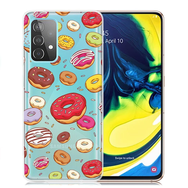 Deco Samsung Galaxy A82 5G Suojakotelo - Doughnut Multicolor