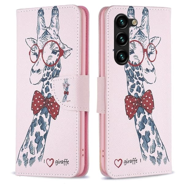 Wonderland Samsung Galaxy S23 Plus Flippetui - Sjiraff Pink