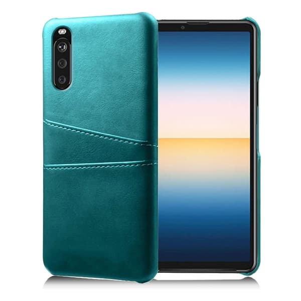 Dual Card Etui Sony Xperia 10 II - Grøn Green