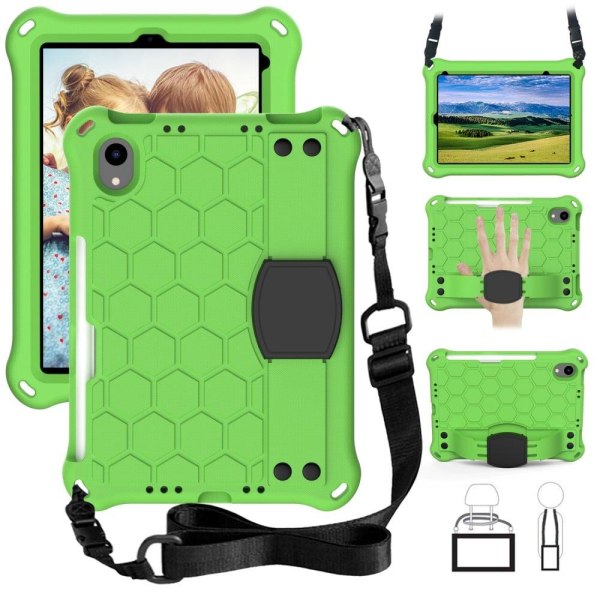EVA-tabletskal med bikagestruktur og skulderrem iPad mini (2021) Green