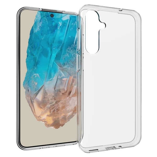 Erittäin ohut läpinäkyvä kotelo Samsung Galaxy M35 Transparent