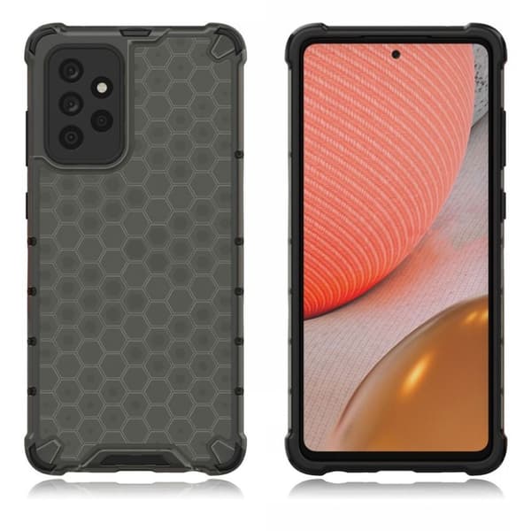 Bofink Honeycomb Samsung Galaxy A72 5G Etui - Svart Black