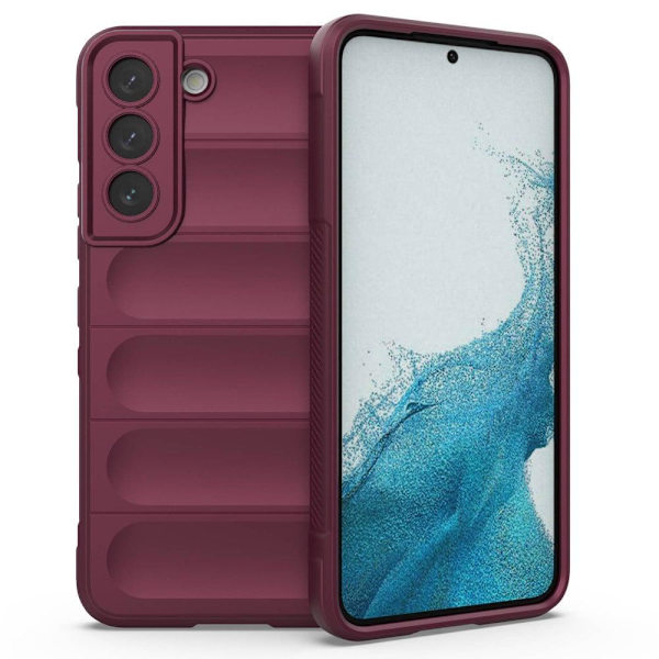 Pehmeä kahva muotoiltu kuori Samsung Galaxy S22 Plus - Viininpunainen Red