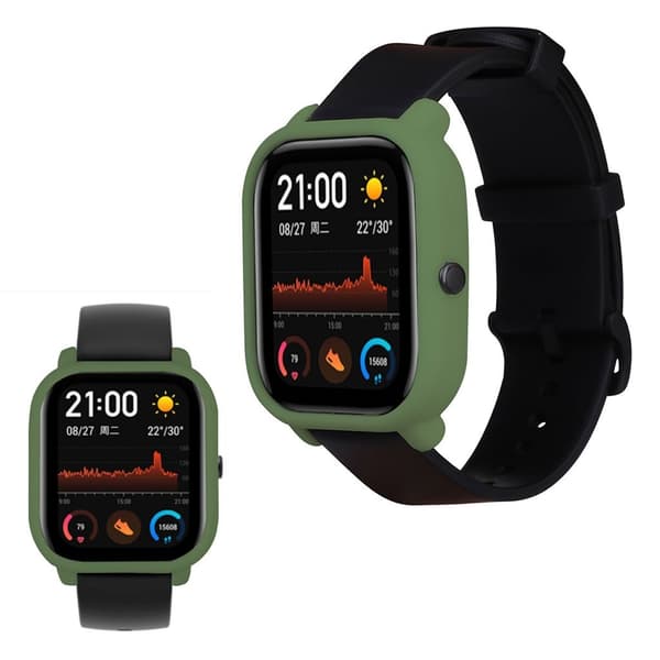 Amazfit GTS cool silikone Urrem - Militærgrøn Green