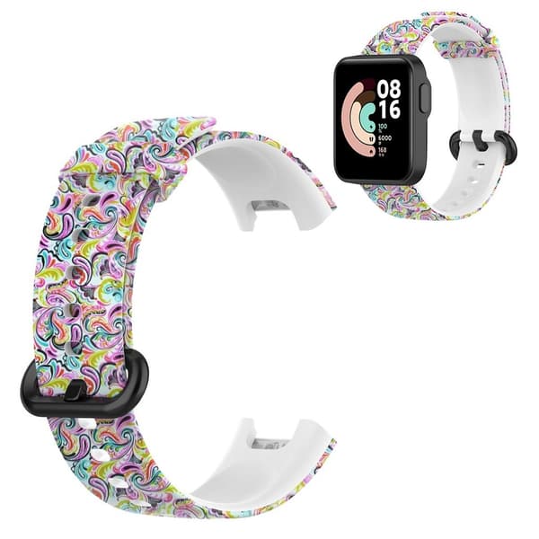 Xiaomi Mi Watch Lite / Redmi Watch mønster silikone urrem - Maske Multicolor