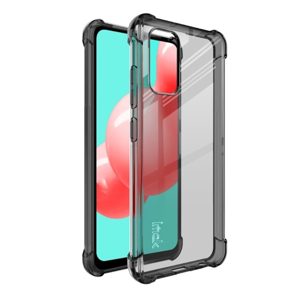 IMAK turvatyynyn suojus Samsung Galaxy A32 - Läpinäkyvä Musta Transparent